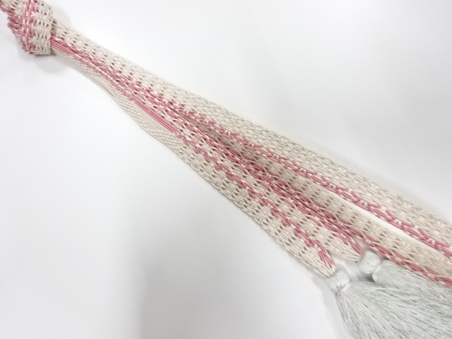 正絹　夏手組帯締め